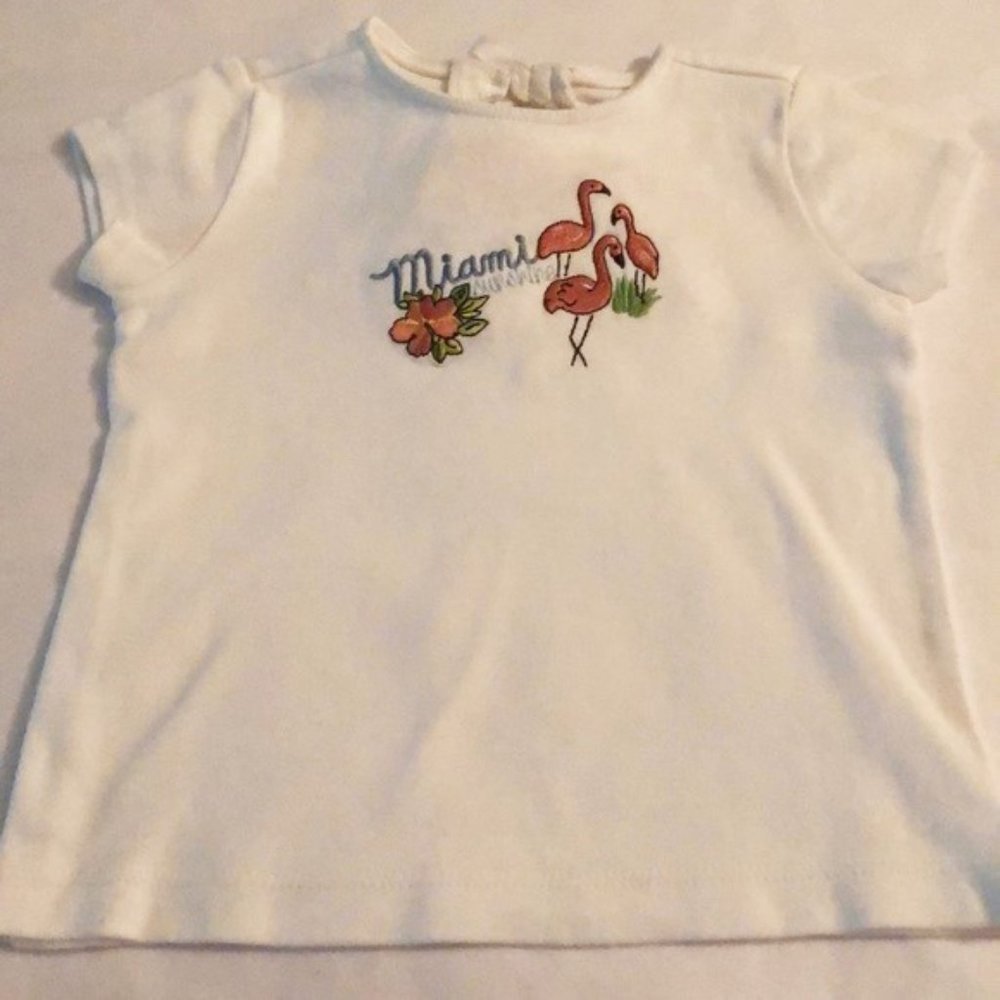 Top infant girls size 6-12 months cotton new Gymboree height 25-29" wt 17-23lbs-